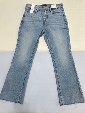 Banana Republic Light Blue High-Rise Flare Jeans